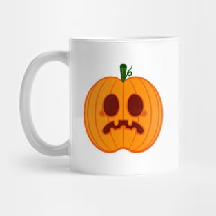 Concerned Blushing Pumpkin Mug